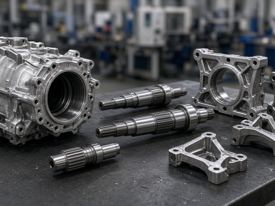 Componentes para Tren Motriz y Chasis | Maquinado CNC y EDM para Proveedores Tier 1 en México